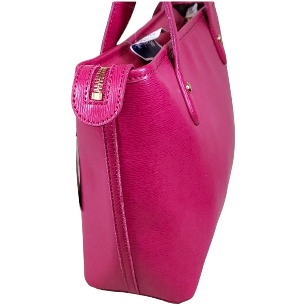 New LAUREN RALPH LAUREN NEWBURY PINK HERITAGE SATCHEL. NWT Host Pick - Picture 6 of 16